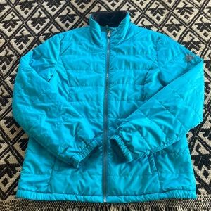 Zeroxposur Women's Puffy Jacket in Turquoise - Large